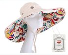 iHomey Packable Extra Large Brim Floppy Sun Hat Reversible UPF 50+ Beach Sun Bucket Hat Fashion