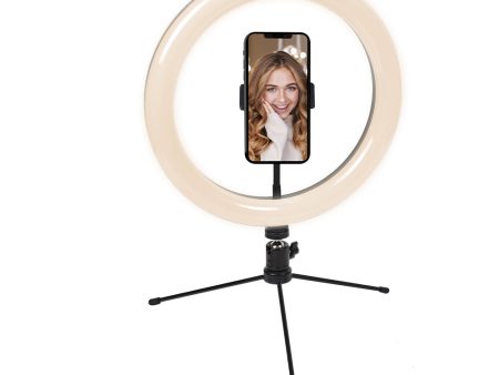 10  Ring Light with Desktop Tripod & Bluetooth Remote Fashion