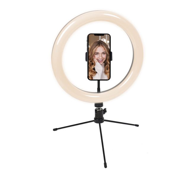 10  Ring Light with Desktop Tripod & Bluetooth Remote Fashion