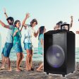 1200W 12 inches Power Party Bluetooth USB SD Stereo Rechargeable Portable Speaker - PKL104PK1 - Perfect for Beach Home Birthday DJ Party Camp Jobsite Construction Industrial Cheap