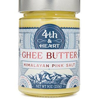 4th & Heart Grass-Fed Ghee Butter, Himalayan Pink Salt, 9 Ounce Discount