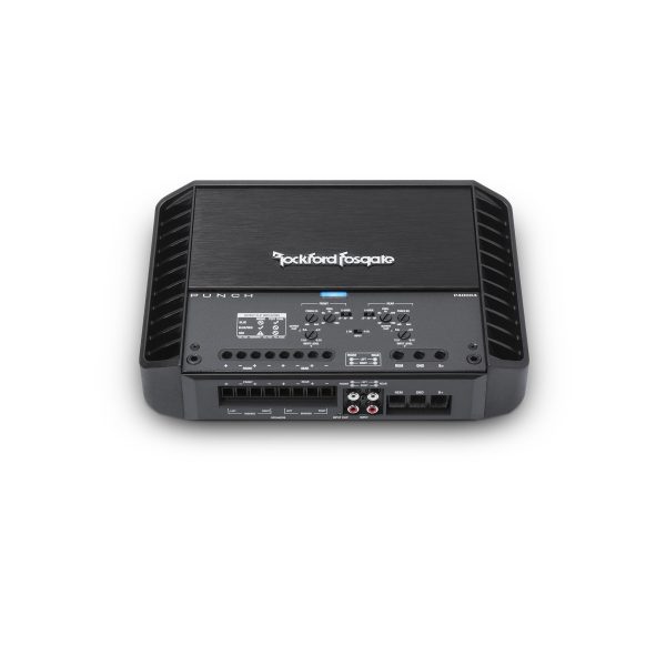 Rockford Fosgate P400X4 400W Punch Series 4-Channel Stereo Class AB Car Power Amplifier + 4 Channel Amp Kit Hot on Sale