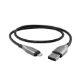 Lightning to USB-A Cable 1M - Black Online Sale