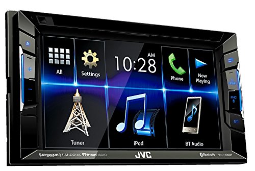 JVC KW-V230BT Multimedia Receiver 6.2  WVGA Clear Resistive Touch Panel Bluetooth 13-Band EQ Hot on Sale