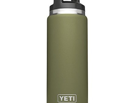 YETI Rambler 26oz Vacuum Insulated Stainless Steel Bottle with Cap, Olive Green DuraCoat Online Hot Sale