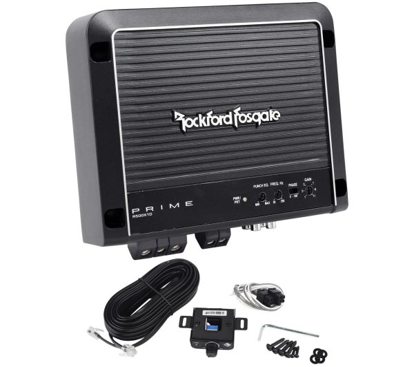 (2) Rockford Fosgate P1S4-10 Punch 10  500 Watt Car Subwoofers+Mono Amp+Amp Kit Cheap