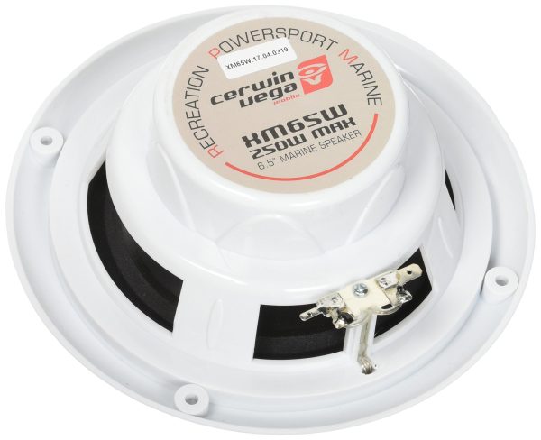 Cerwin Vega XM65W 6.5  2-Way XED Marine Grade Coaxial Speaker (Pair) 250W Max Hot on Sale