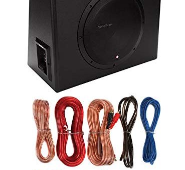 Rockford Fosgate P300-12 12  300W Sealed Powered Subwoofer Sub Enclosure+Amp Kit Cheap