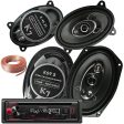 Package - Kenwood KDC-168U In-Dash 1-DIN CD Car Stereo Receiver w  Front USB + Pair Of K7 K-46.3S 4x6-Inchs 180W 3-WAY + Pair Of K69.5 6 x9  700W 5-WAY Car Audio Speakers + 100ft Speaker Wire Online Sale