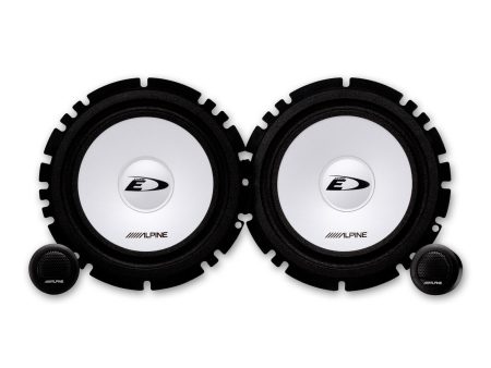 Alpine Type-E Series SXE-1750S Car Audio 6.5-Inch Component 2-Way Speakers For Discount