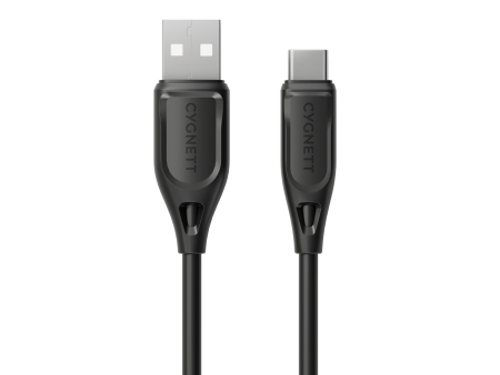 Charge & Connect USB-C To USB-A (USB 2.0) Cable - Black 2.2m on Sale