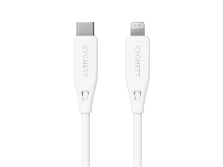 Charge & Connect Lightning To USB-C Cable - White 2.2m For Cheap