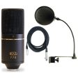 MXL 770 Condenser Microphone w Pop Filter and 20  XLR Cable Supply