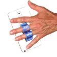 LAZY-HANDS 2-Loop Phone Grip - FITS MOST - BLUE DONALD TRUMP FOR PRESIDENT 2016 For Cheap