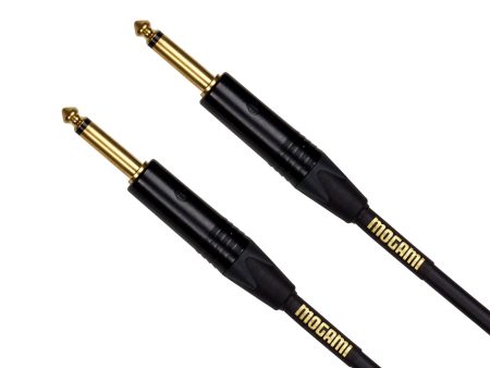 Mogami Gold INSTRUMENT-06 Guitar Instrument Cable, 1 4  TS Male Plugs, Gold Contacts, Straight Connectors, 6 Foot Discount