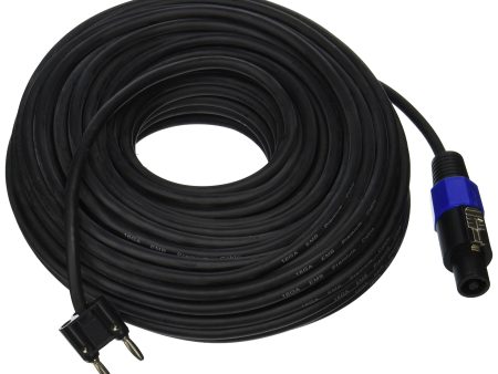 EMB Cable - BTS-16G100FT - Banana to Speakon - Real 16GA Patch Cable - 100 Feet Supply