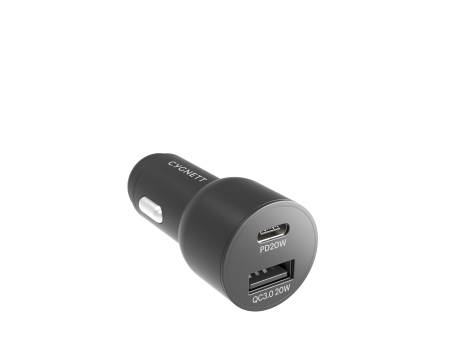 20W Dual Port Car Charger with 20W USB-C PD + 20W QC 3.0 Discount