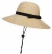 Women Floppy Sun Beach Straw Hats Wide Brim Packable Summer Cap (Beige) by Janrely For Cheap