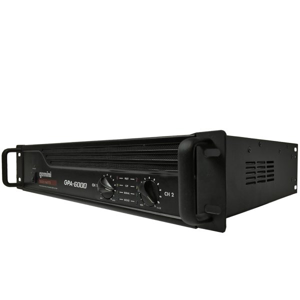 Gemini GPA-6000 5000W Professional DJ Power Amplifier Online