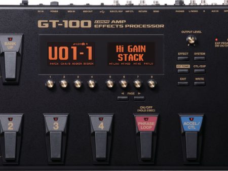 BOSS GT-100 Guitar Multi-effects Pedal on Sale