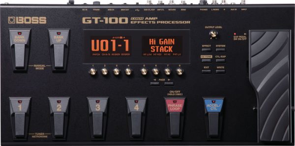 BOSS GT-100 Guitar Multi-effects Pedal on Sale