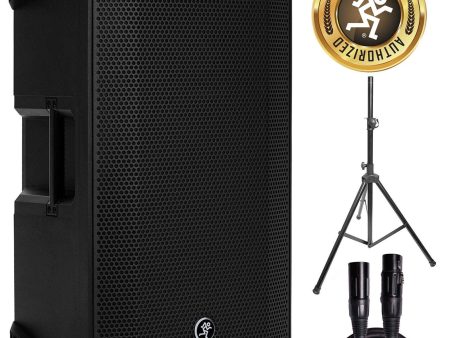 Mackie Thump12A 1300W 12  DJ PA Active Powered Loudspeaker w Speaker Stand & XLR Cable For Discount