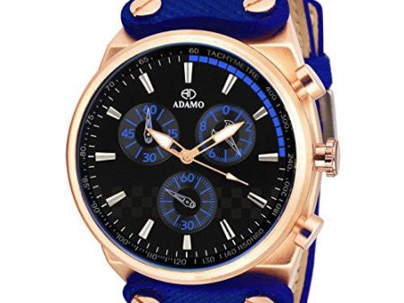 Adamo Analogue Black Dial Men s Watch A305KB02 Online Sale