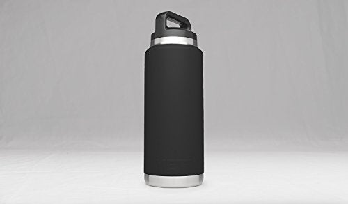 YETI Rambler 36oz Vacuum Insulated Stainless Steel Bottle with Cap, Black DuraCoat Online Sale