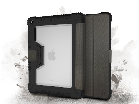 iPad 10.2  Protective Case - Black Charcoal Online now