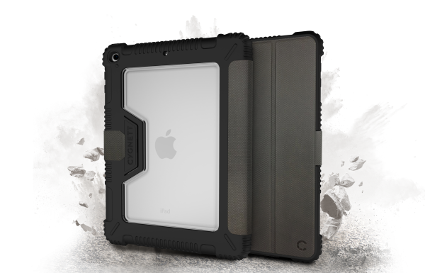 iPad 10.2  Protective Case - Black Charcoal Online now