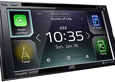 JVC KW-V85BT Compatible with Android Auto Apple CarPlay CD DVD Stereo Bluetooth Online now