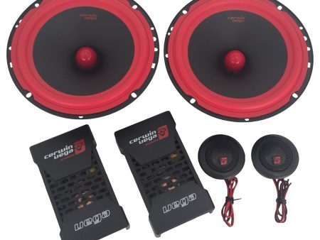 CERWIN VEGA V465C 6.5-Inch 400 Watts Max 100Watts RMS Power Handling 2-Way Component Speaker Set For Discount