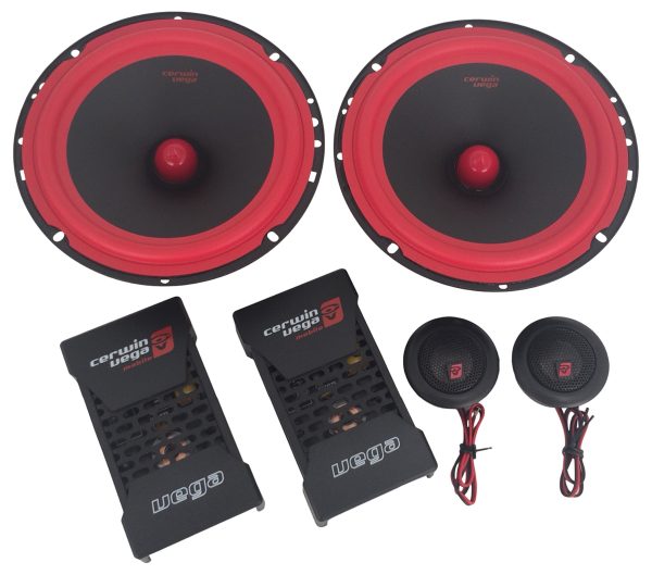 CERWIN VEGA V465C 6.5-Inch 400 Watts Max 100Watts RMS Power Handling 2-Way Component Speaker Set For Discount