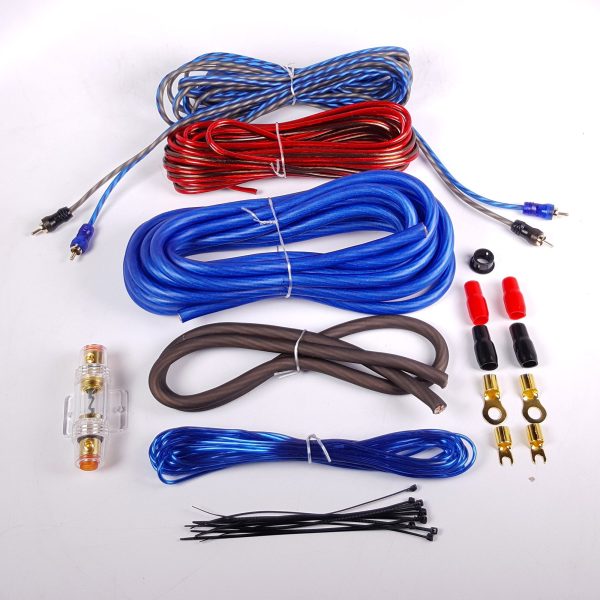 Gravity BGR-KIT4B 4 Gauge Amplifier Installation Kit with High Performance RCA and Speaker Wire Online now