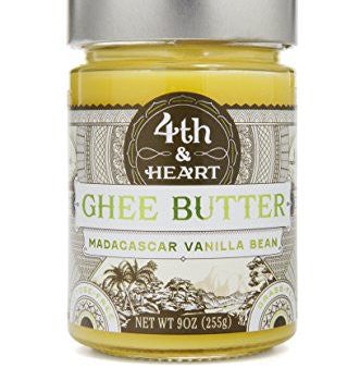 4th & Heart Grass-Fed Ghee Butter, Vanilla Bean, 9 Ounce Sale