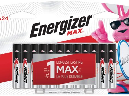 Energizer AAA Batteries (24 Count), Triple A Max Alkaline Battery - Packaging May Vary For Sale