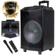 1200W 12 inches Power Party Bluetooth USB SD Stereo Rechargeable Portable Speaker - PKL104PK1 - Perfect for Beach Home Birthday DJ Party Camp Jobsite Construction Industrial Cheap