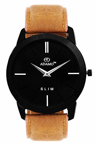 ADAMO Analogue Black Dial Men s Watch -AD64BS02 Hot on Sale