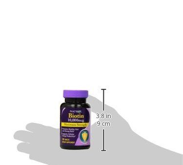 Natrol Biotin 10,000 mcg Maximum Strength Tablets, 100-Count Cheap