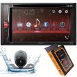 Pioneer AVH-210EX Double DIN Bluetooth in-Dash DVD CD AM FM Digital Media Car Stereo Receiver with HD Backup Camera and Magnet Phone Holder Online Sale