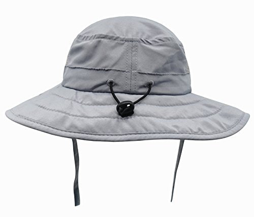 Connectyle Kids UPF 50+ Safari Sun Hat UV Sun Protection Hats Daily Play Hat With Velcro Straps Grey Online