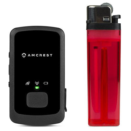 Amcrest AM-GL300 V2 Portable Mini Real-Time GPS Tracker - Unlimited Text Message   Email Alerts, Geo-Fencing, 7-10 Day Battery, No Contracts, Upgraded GSM For Sale