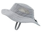 Connectyle Kids UPF 50+ Safari Sun Hat UV Sun Protection Hats Daily Play Hat With Velcro Straps Grey Online