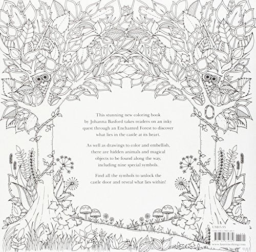 Enchanted Forest: An Inky Quest & Coloring Book on Sale