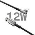 Right Angle Lightning to USB-A Cable - 1M Online now