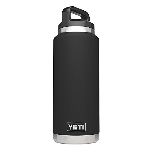 YETI Rambler 36oz Vacuum Insulated Stainless Steel Bottle with Cap, Black DuraCoat Online Sale