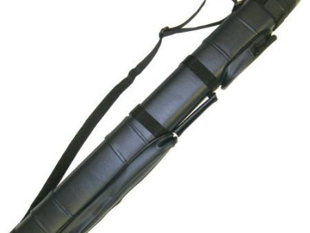 2x2 Hard Pool Cue Billiard Stick Carrying Case, Black Hot on Sale