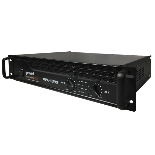 Gemini GPA-6000 5000W Professional DJ Power Amplifier Online