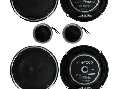 4) New Kenwood KFC-P709PS 6.5  560W Car Audio Component Speaker Systems Stereo Online Sale