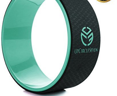 Yoga Wheel - Strongest & Most Comfortable Dharma Yoga Prop Wheel, Perfect Platform For Stretching and Improving Backbends, 12 x 5 Inch Basic, UpCircleSeven Cheap